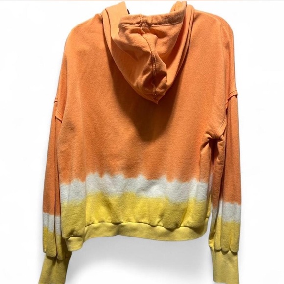 ROXY Orange and Yellow Tie-Dye Hoodie - Picture 3 of 8